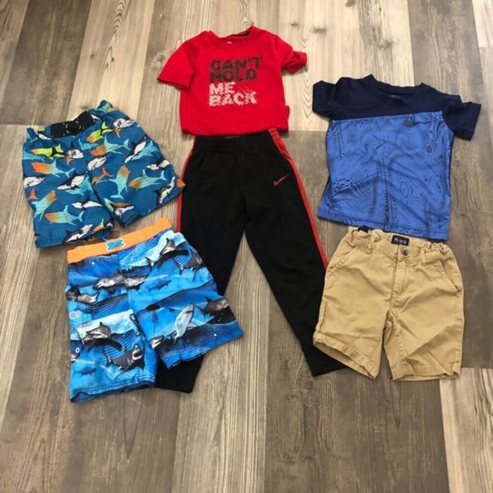 The Children's Place, Nike, Cherokee‎ Swim Trunks Bundle Boy's Size 4/5 XS
